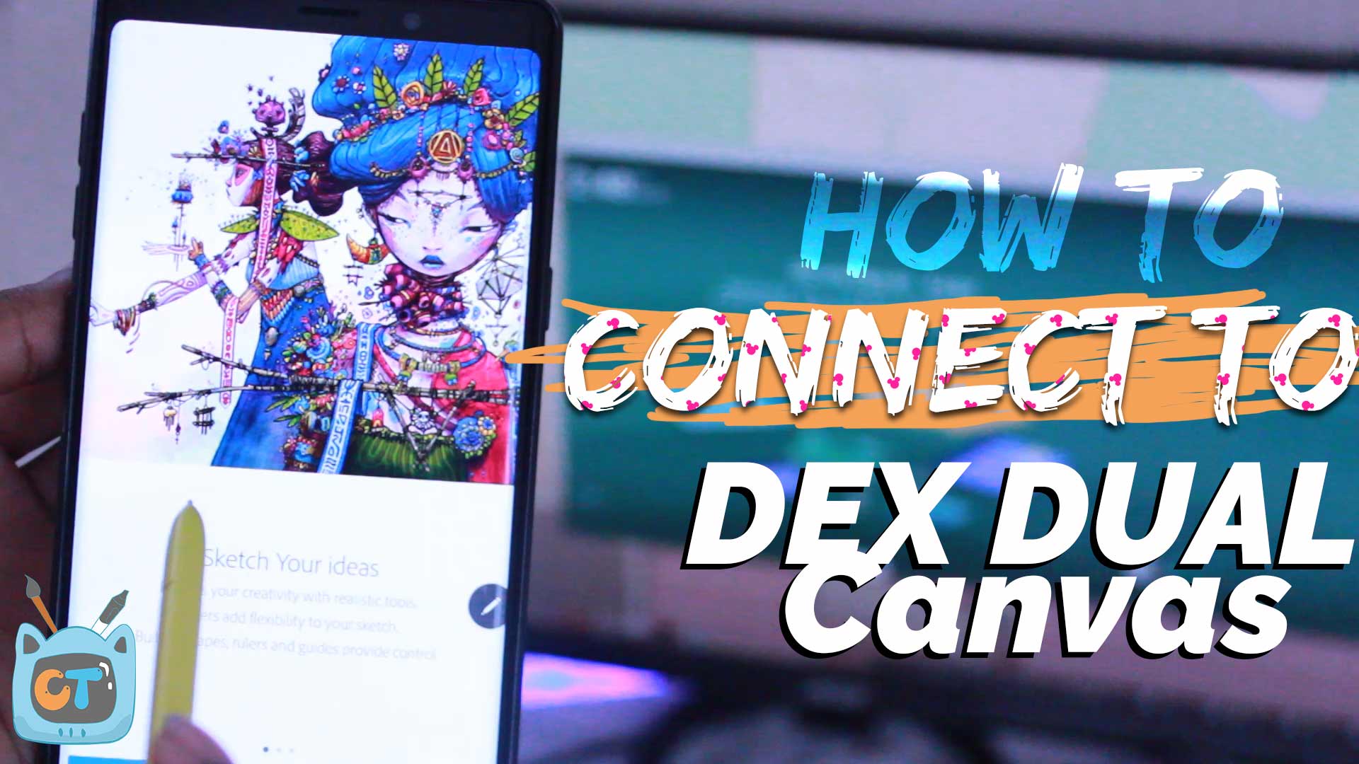 How to connect to Samsung DeX Dual Canvas Mode using the Note 9 or Tab S4