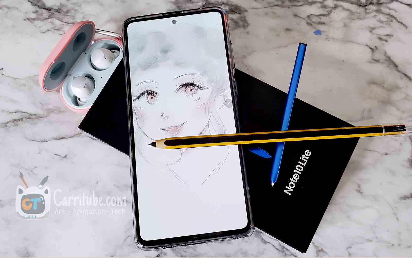 note 10 lite drawing